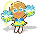Cheerleader Cookie